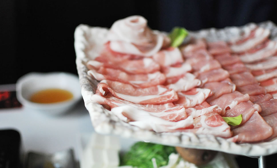 しゃぶしゃぶのお肉（舞豚）
